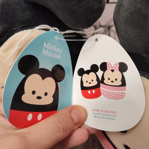 ❤️NWT Disney Mickey & Minnie Mini (2021) 7" inch Squishmallow Pair, Super Cute! - Picture 14 of 15